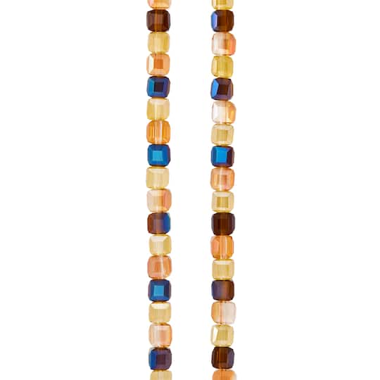 4mm Glass Cube Mix by Bead Landing